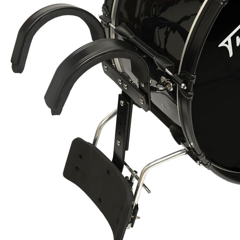 Trixon Pro Marching Bass Drum 28x14 black